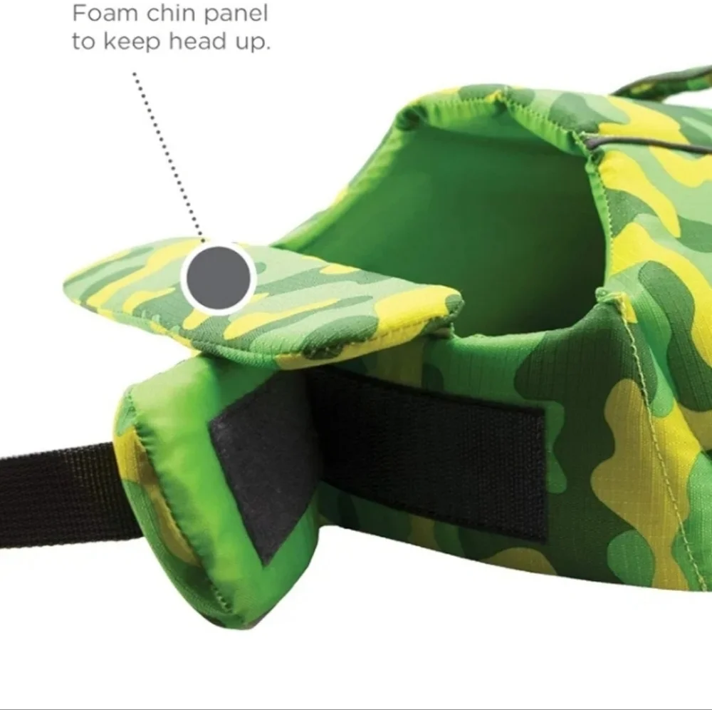 Outward Hound Granby Splash Camouflage Dog Life Jacket, Size Small